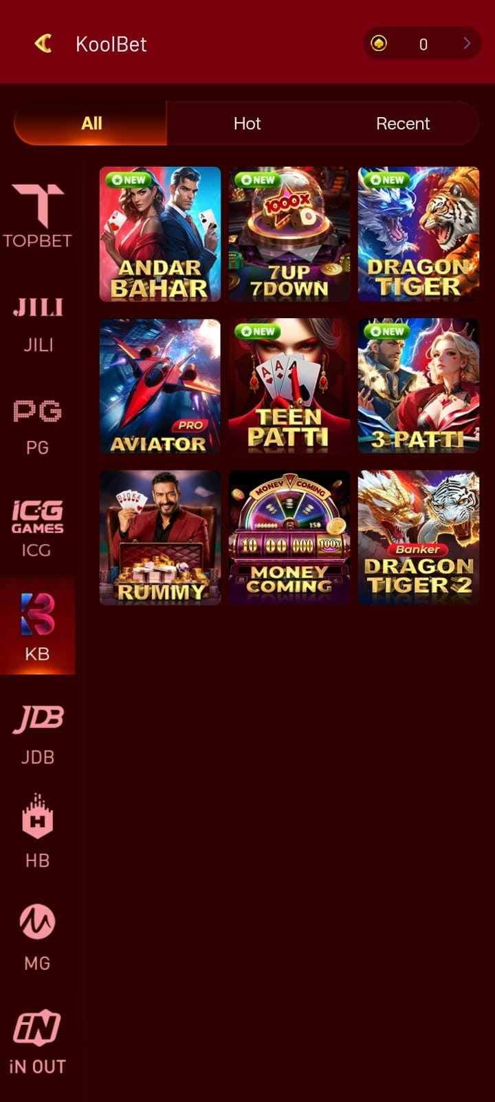 HV7 Game Login